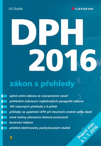 E-kniha: DPH 2016 - zákon s přehledy od Dušek Jiří