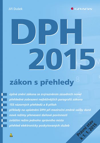 E-kniha: DPH 2015 - zákon s přehledy od Dušek Jiří