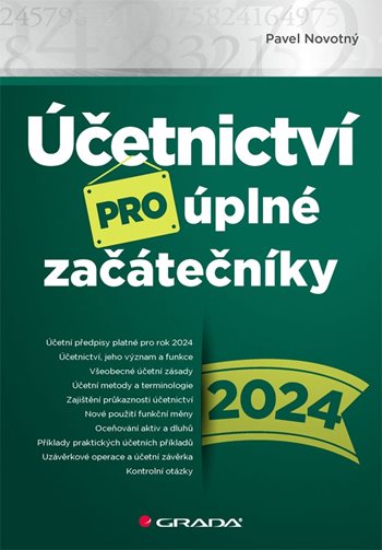 Kniha Účetnictví pro úplné začátečníky 2024