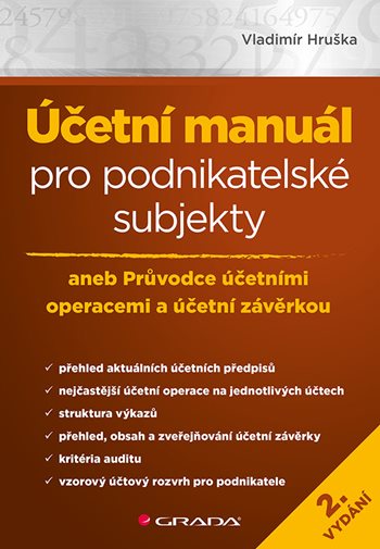 E-kniha: Účetní manuál pro podnikatelské subjekty - 2. vydání od Hruška Vladimír