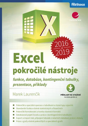 E-kniha: Excel 2016 a 2019 - pokročilé nástroje od Laurenčík Marek