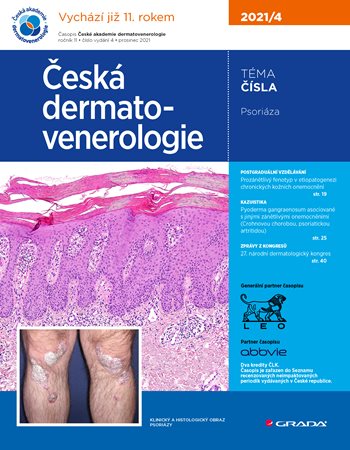 E-kniha: Česká dermatovenerologie 2021/4 od Hercogová Třešňák Jana