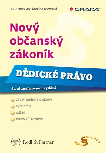 Kniha Nový občanský zákoník - Dědické právo