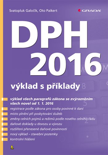 E-kniha: DPH 2016 od Galočík Svatopluk
