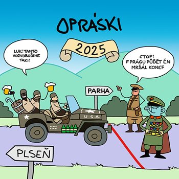 Kniha Opráski 2025 - kalendář