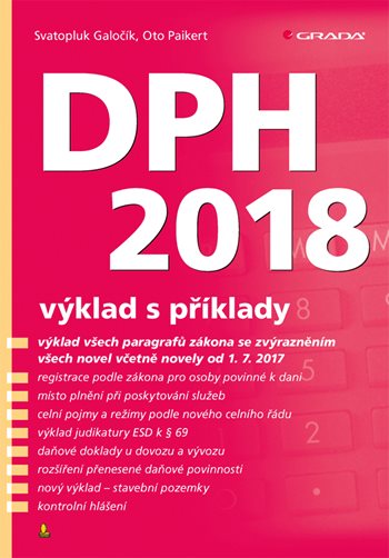E-kniha: DPH 2018 od Galočík Svatopluk