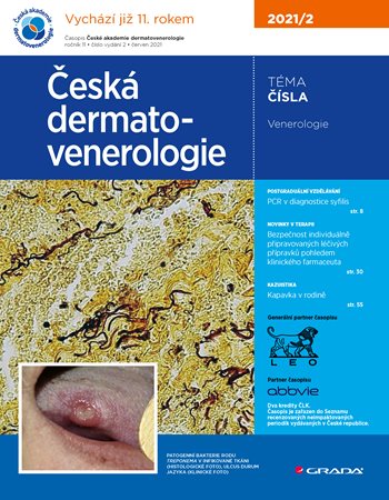 E-kniha: Česká dermatovenerologie 2021/2 od Hercogová Třešňák Jana