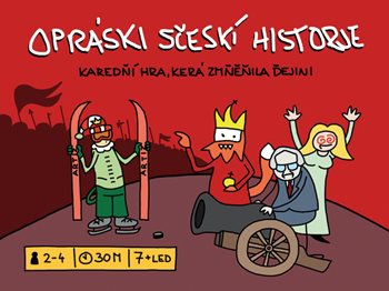 Kniha Opráski sčeskí historje Karetní hra