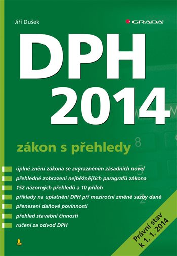 E-kniha: DPH 2014 - zákon s přehledy od Dušek Jiří