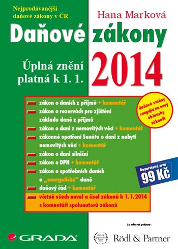 E-kniha: Daňové zákony 2014 od Marková Hana
