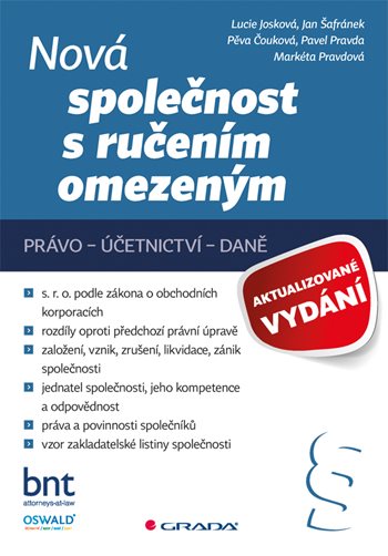 E-kniha: Nová společnost s ručením omezeným - aktualizované vydání od Josková Lucie