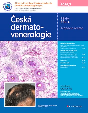 E-kniha: Česká dermatovenerologie 2024/1 od Hercogová Třešňák Jana