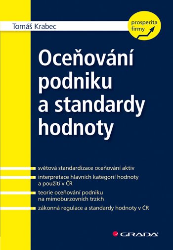 E-kniha: Oceňování podniku a standardy hodnoty od Krabec Tomáš