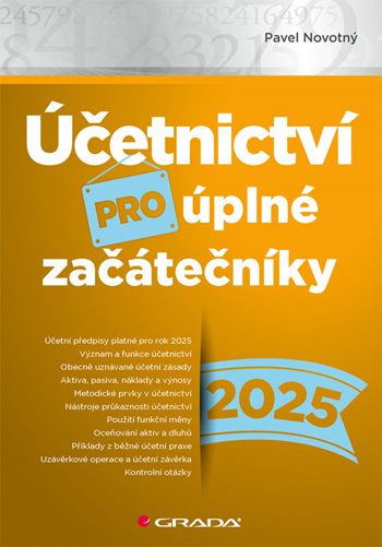 Kniha Účetnictví pro úplné začátečníky 2025