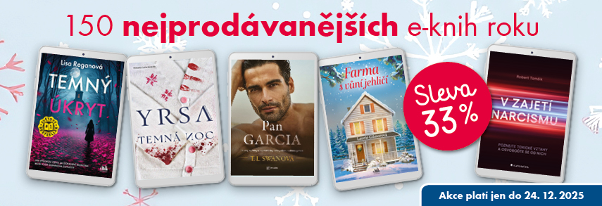 Sleva 33 % na e-knihy